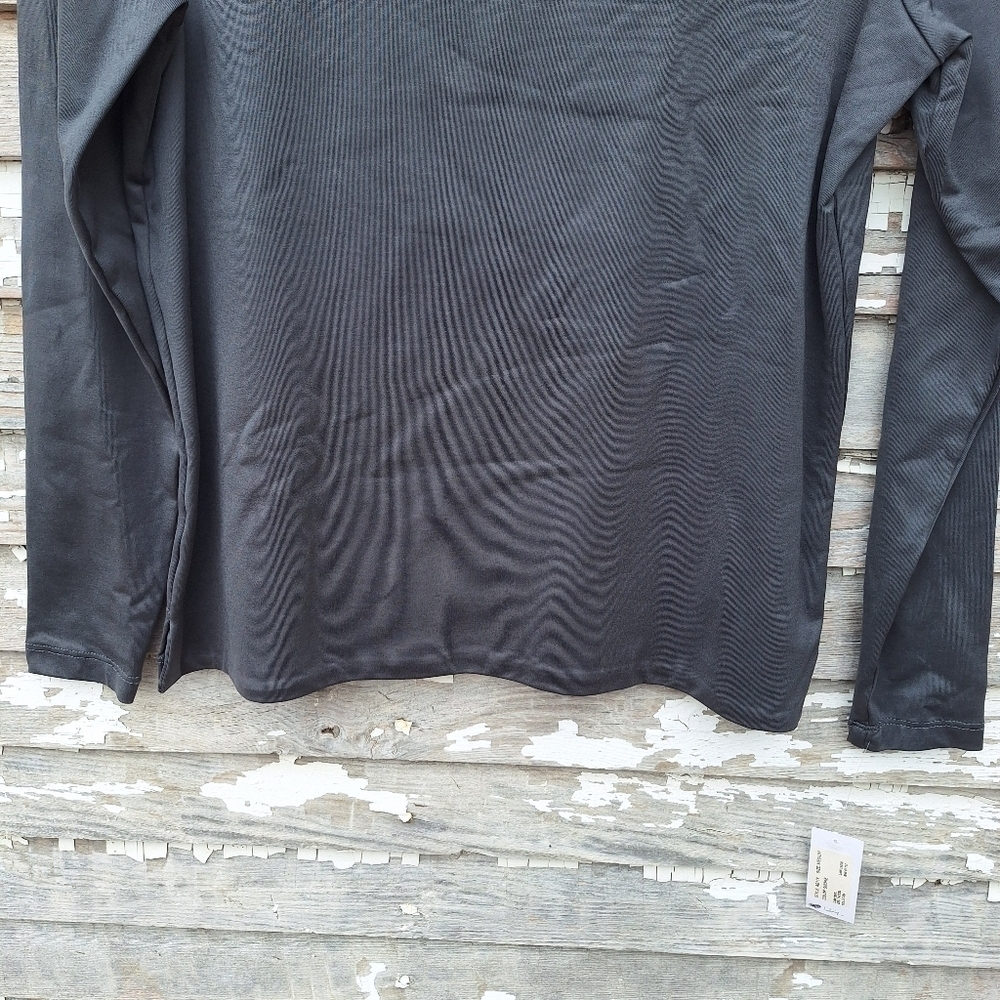 🌟 A'NUE The classic long sleeve top in slate NWT size L2 XXL - Picture 2 of 8